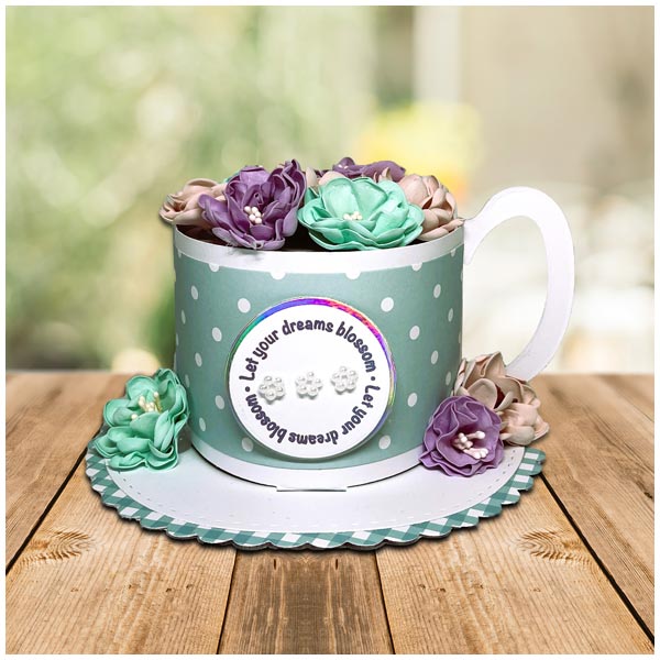 Made To Surprise Die & Clear Stamp Set 3D Delight Additions Love & Cake by Sam Calcott | Set of 28