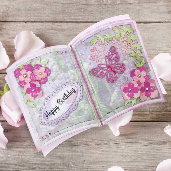 Card Making Magic A5 Die & Stamp Set Birthday & Celebrations Set of 17 | Pretty Books Collection