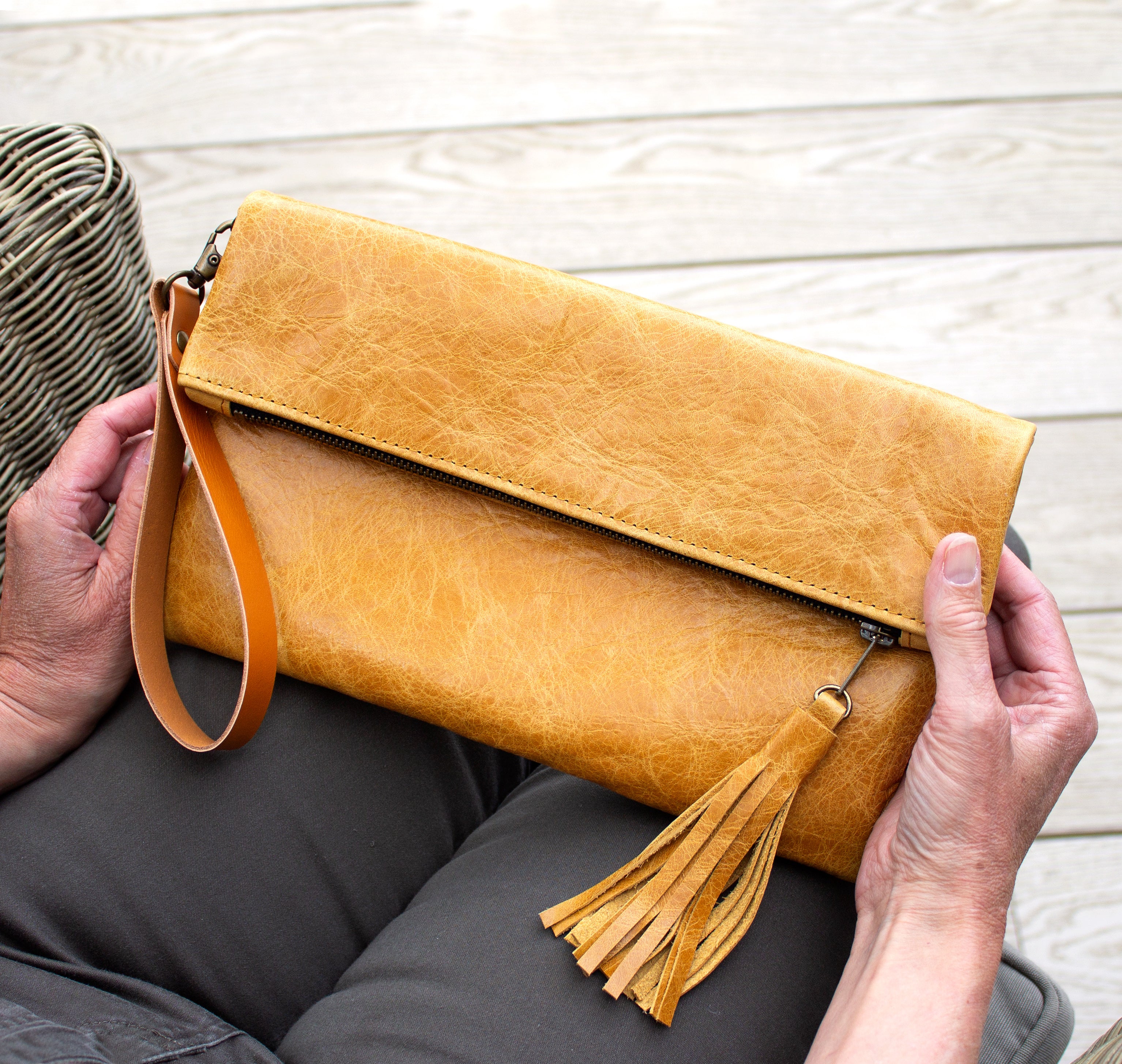 Rosanna Clare - Stylish Leather Clutch Bag (Digital download)