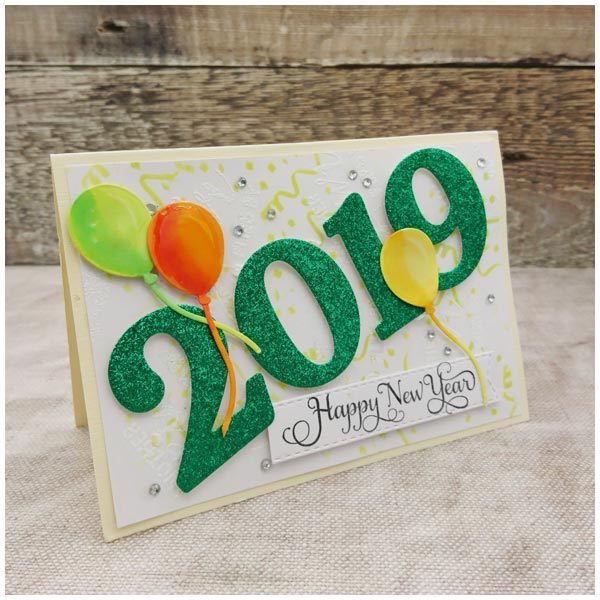 Card Making Magic Die Set Solid Number & Suffix by Christina Griffiths
