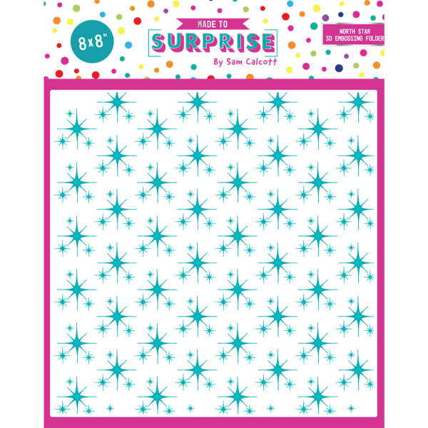 Made to Surprise 8x8 3D Embossing Folder North Star | Christmas Showstoppers 4