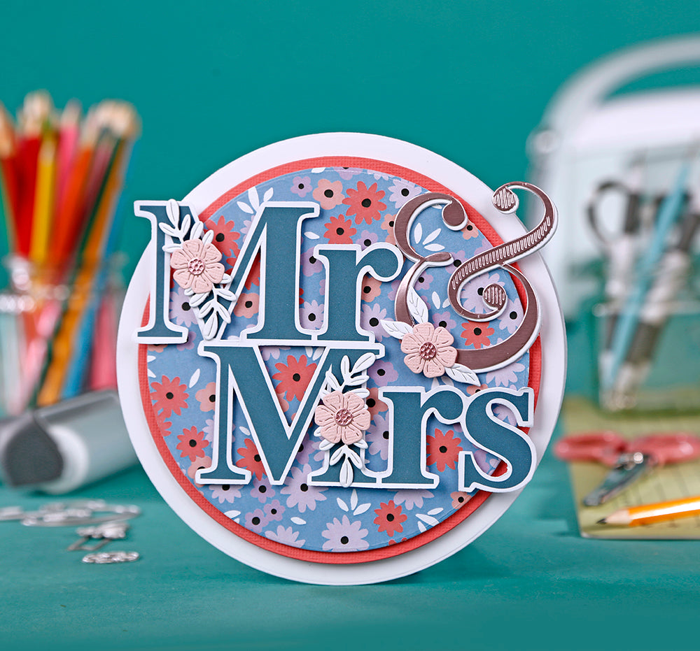 Die Cutting Essentials 114 Digital Downloads - Sentimental Ampersand papers & toppers
