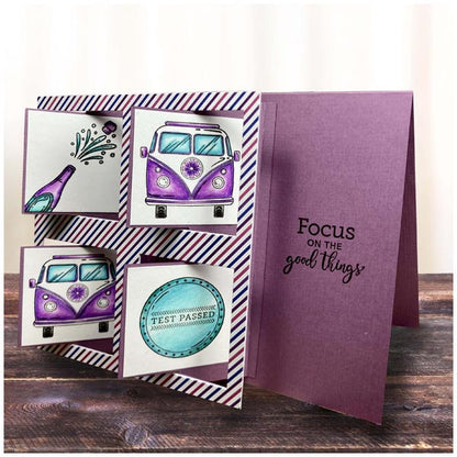 Made To Surprise Clear Stamp & Die Set Selfies People by Sam Calcott | Set of 26