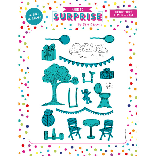 Made to Surprise A5 Stamp and Die Set Cottage Garden | Celebrate Summer