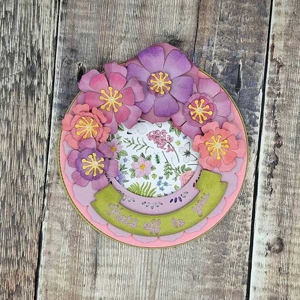 Card Making Magic 8''x 8'' Paper Pack Fabrics & Florals | Hat's Off