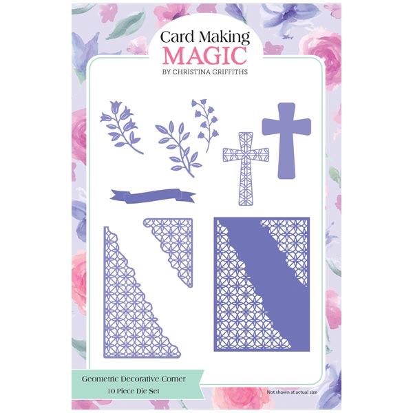 Card Making Magic Die Set Geometric Set of 10 | Decorative Corners Collection