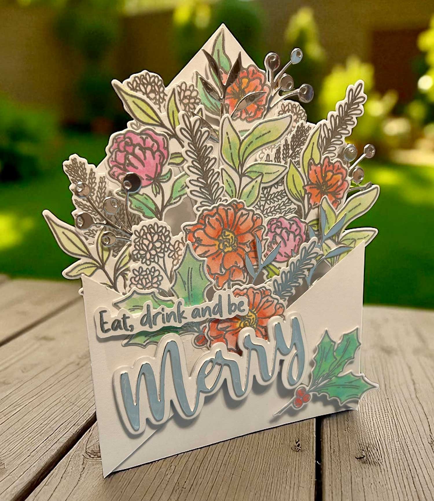 Made to Surprise A5 Stamp and Die Set Bouquet Builder | Going Against The Grain