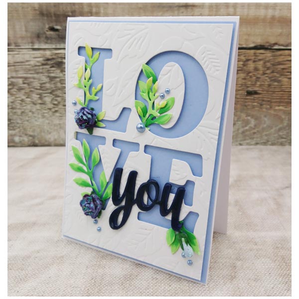 Card Making Magic Die Set Solid Alphabet Letter by Christina Griffiths