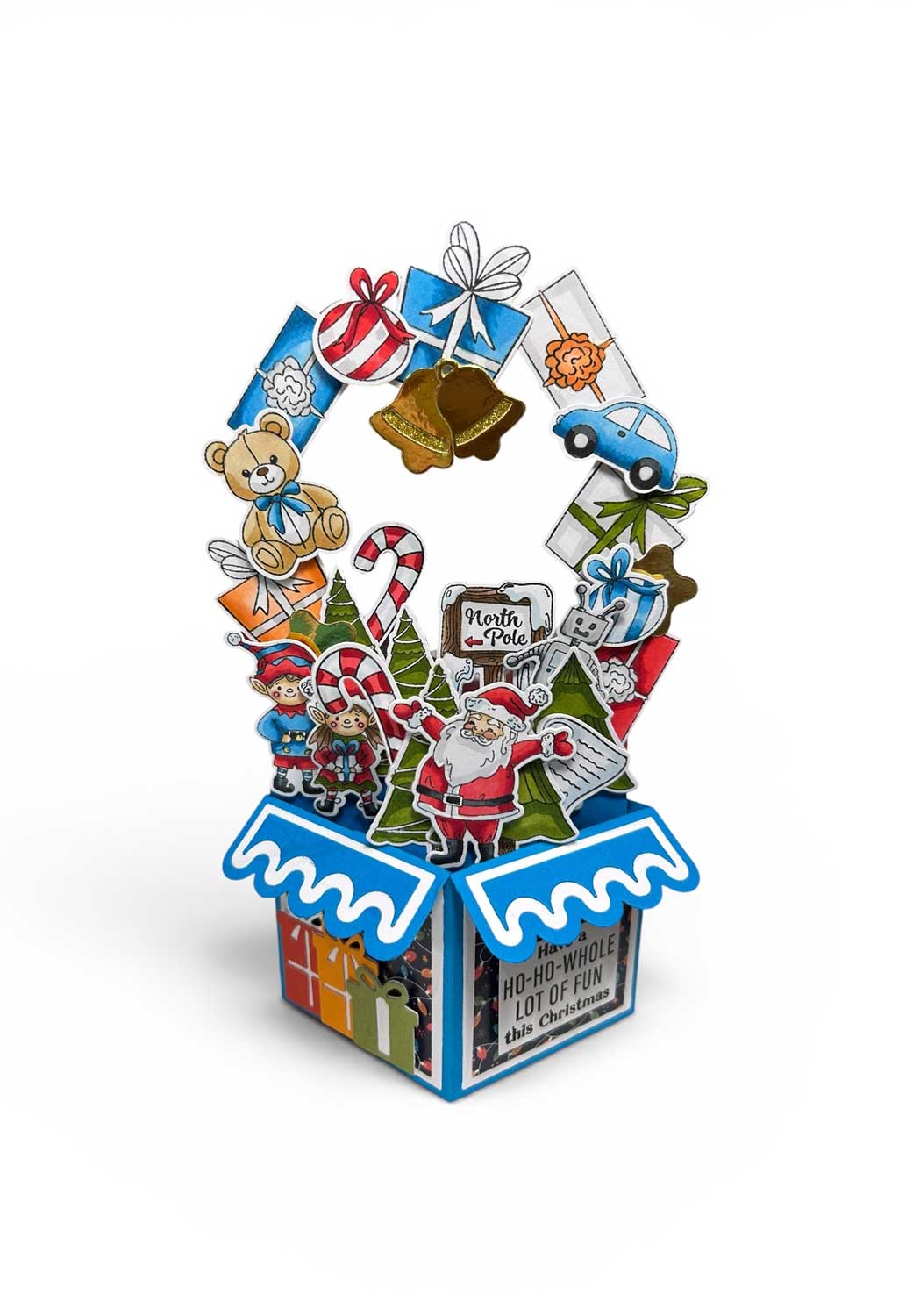 Made to Surprise Die Set Exploding Box Mechanism | Christmas Explosion