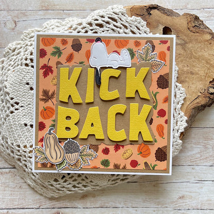 Peanuts Die Set Kick Back | Chill Out & Be Thankful