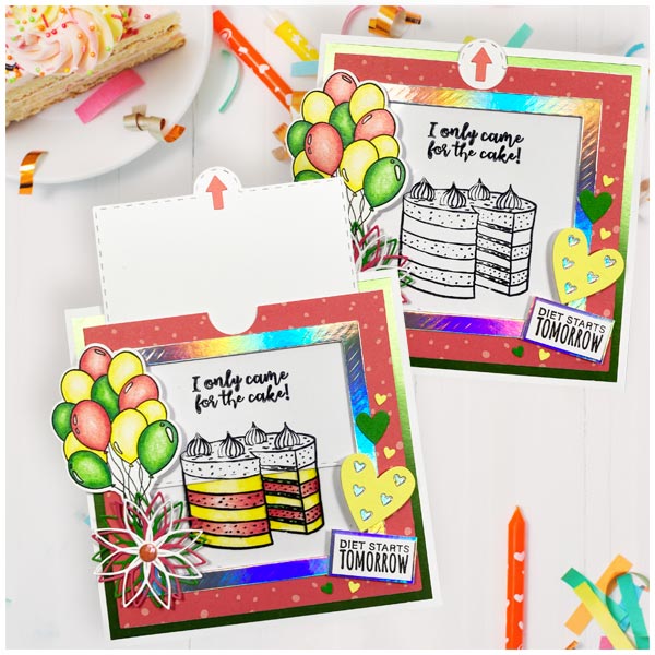 Made to Surprise 6in x 6in Mechanism Die Set Magic Colour Slide | Set of 7