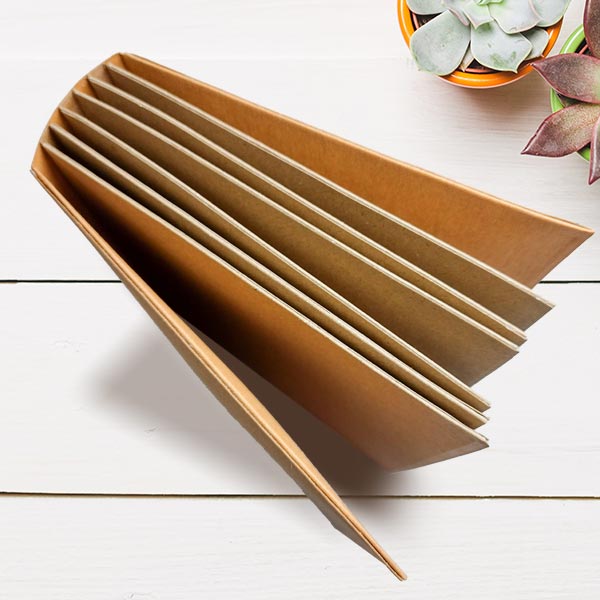 Simply Made Crafts A4 Fabric Paper Kraft Finish | Pack of 6