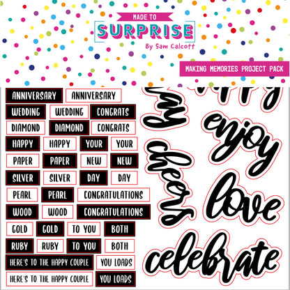 Made to Surprise 8'' x 8'' Project Pack Making Memories | Circular Waterfold