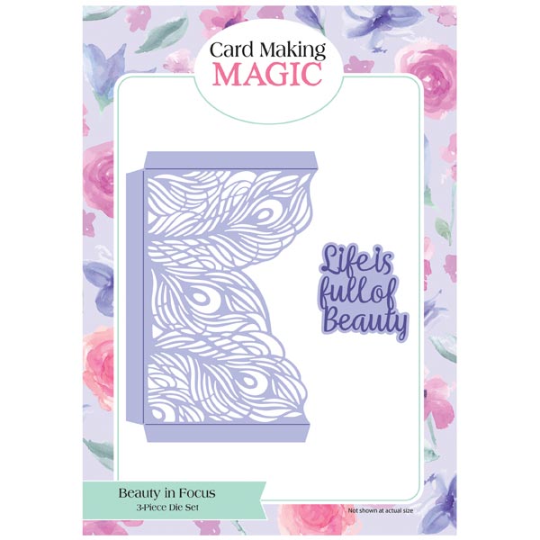 Card Making Magic Die Set Just Peacocks Beauty In Focus | Set of 3