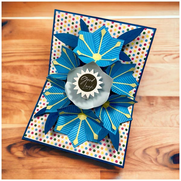 Made To Surprise 3D Die and Clear Stamp Set Pop Up Diamond Blooms by Sam Calcott | Set of 16