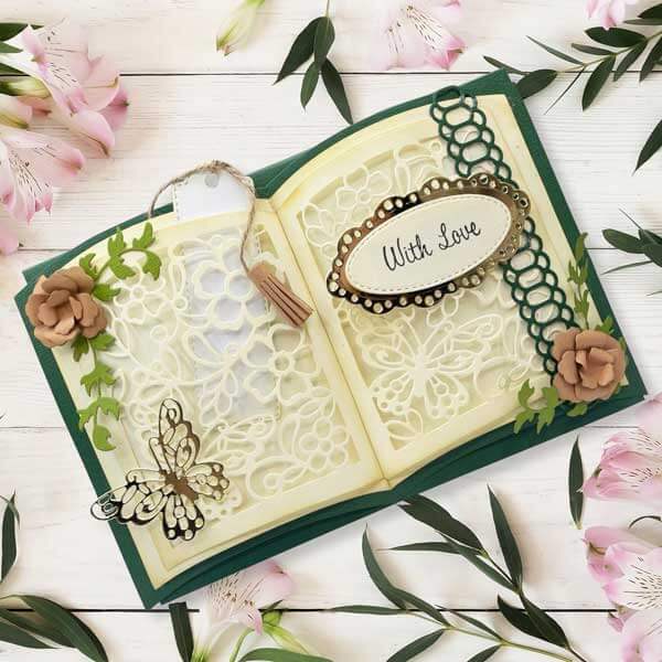 Card Making Magic A5 Die & Stamp Set Birthday & Celebrations Set of 17 | Pretty Books Collection