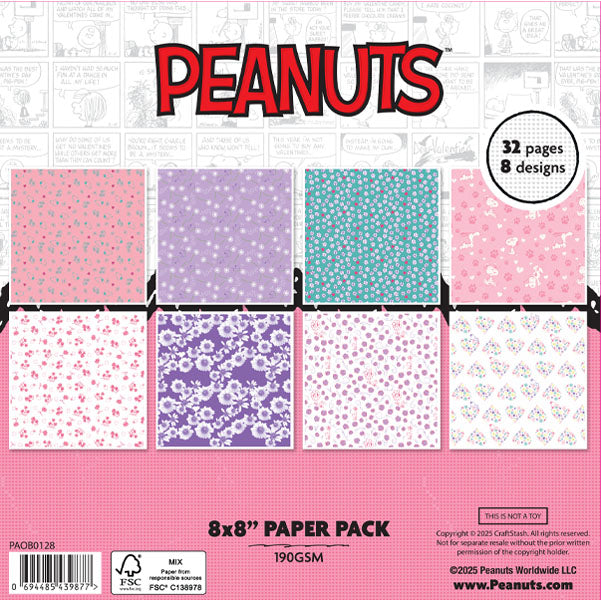 Peanuts 8 x 8 Paper Pack Bloomin' Lovely | Love Is…