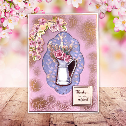 Card Making Magic 5in x 7in Paper Pack Bouquet In Bloom Florals 150gsm | 32 Sheets