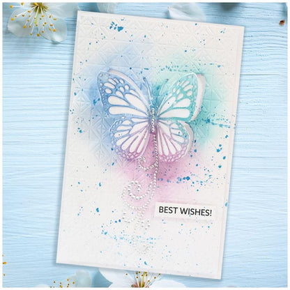 Card Making Magic Stencil Set Butterflies and Lace | Set of 2