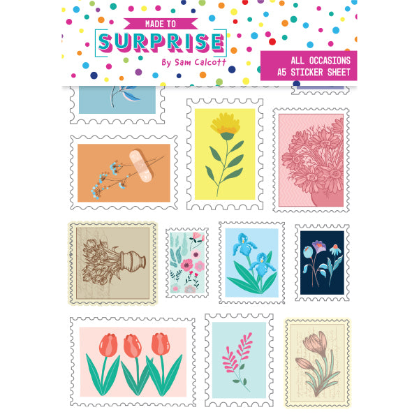 Made To Surprise A5 Sticker Set Happy Mail All Occasions | 63 Pieces