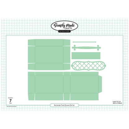 Simply Made Crafts Die Set Rectangle Treat Drawer | Set of 7