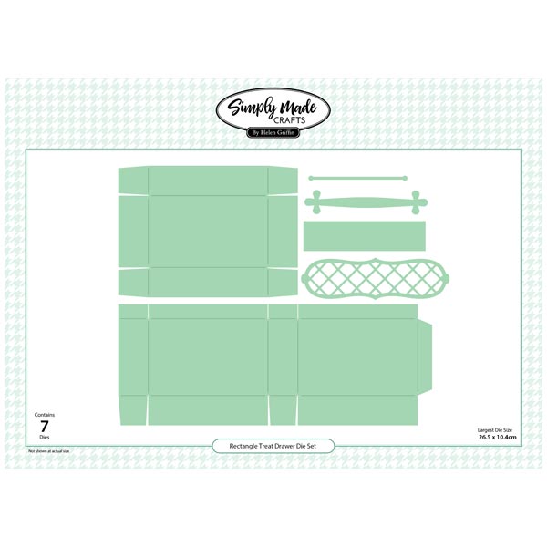 Simply Made Crafts Die Set Rectangle Treat Drawer | Set of 7