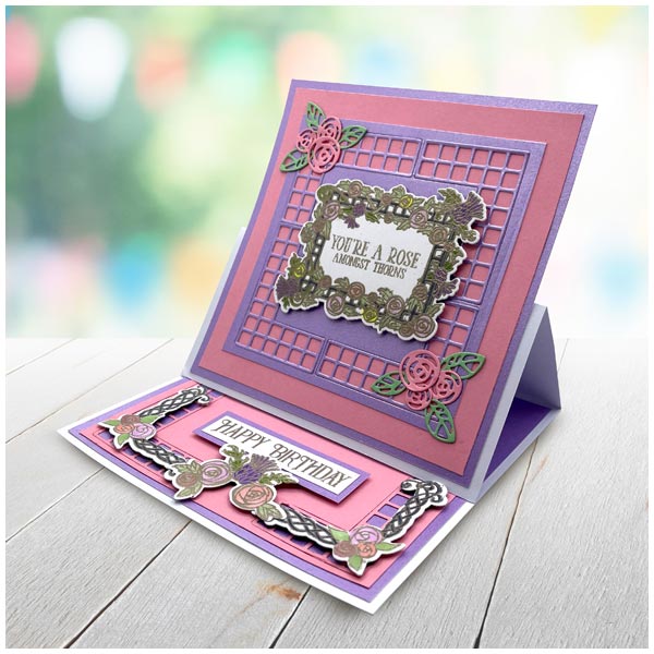 Card Making Magic A5 Stamp and Die Set Scottish Greetings and Frames