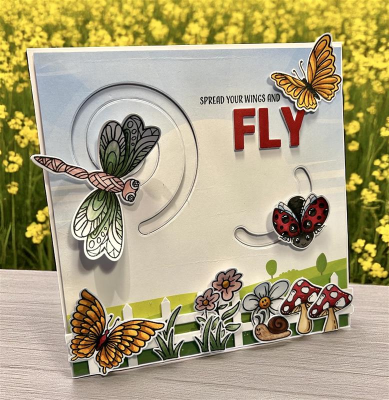 Made to Surprise A5 Stamp and Die Set - Flying High | Worth Every Penny