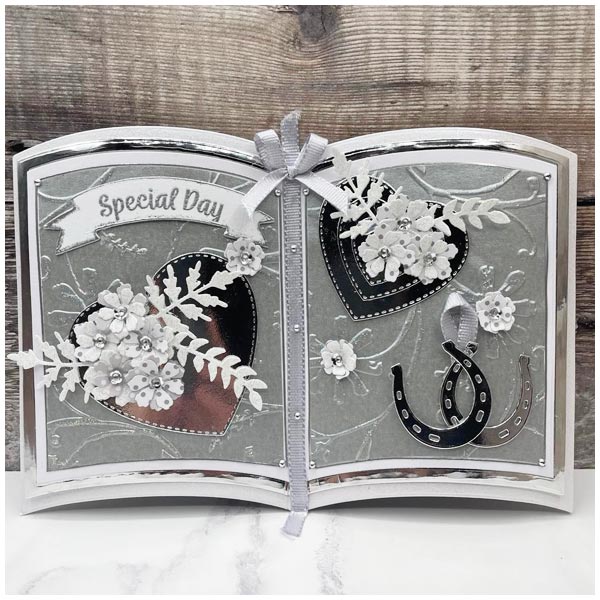Card Making Magic Die Set Pretty Book Card Set of 25 | Pretty Books Collection