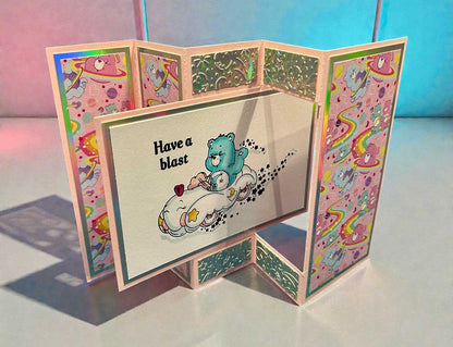 Care Bears Die and A5 Stamp Set Travel Pass | Across The Miles