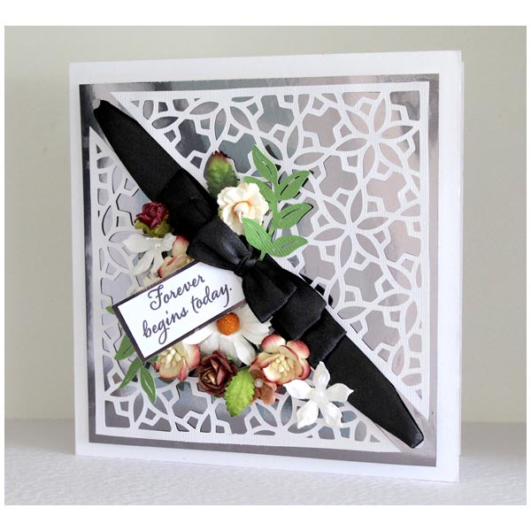 Card Making Magic Die Set Filigree Flowers Set of 14 | Perfect Panels Collection