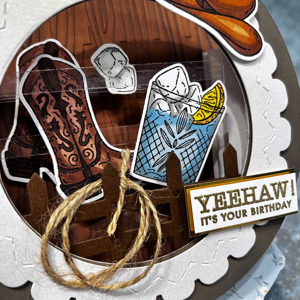 Made to Surprise A5 Stamp and Die Set Head Over Heels | Going Full Circle