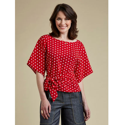 Digital Download | Simple Sew Juliette Tie-Back Blouse Top Sewing Pattern