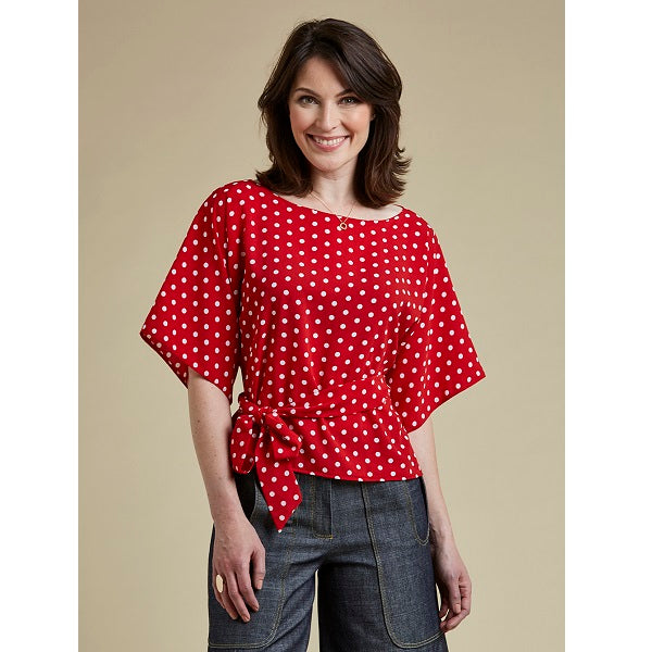 Digital Download | Simple Sew Juliette Tie-Back Blouse Top Sewing Pattern