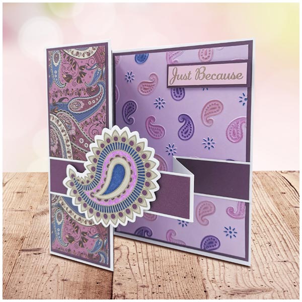 Card Making Magic 5in x 7in Patterned Paper Pack Paisley Dreams 190gsm | 24 Sheets