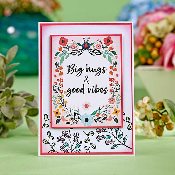 Simply Cards & Papercraft Magazine #268 With Colorado Craft Company Positively Perfect Stamp Set