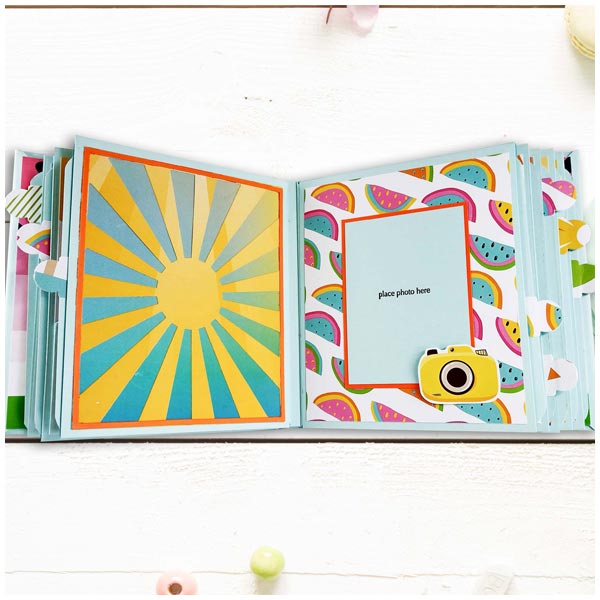 Simply Made Crafts Die Set Medium Album Build A Page Sunshine | Set of 13