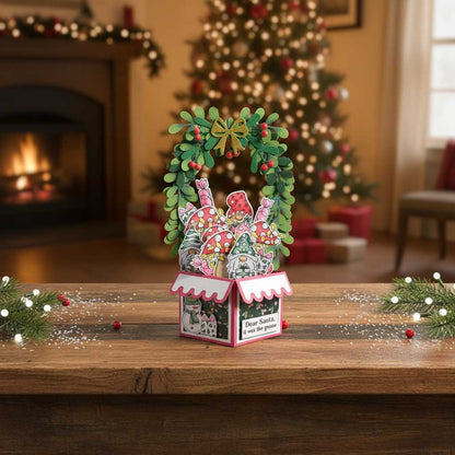 Made to Surprise A5 Stamp and Die Set Gnomie Christmas | Christmas Explosion