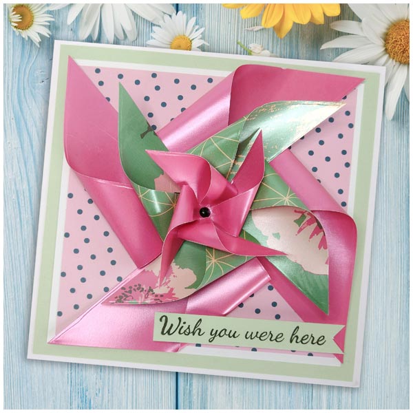 Simply Made Crafts Die Set Summer Paper Pin Wheels Set of 12 | A Very British Summer Collection