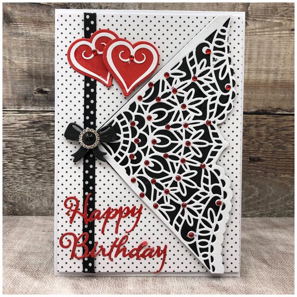 Card Making Magic Die Set Celebration Set of 13 | Decorative Corners Collection
