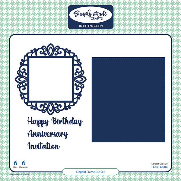 Simply Made Crafts Die Set A Special Day Elegant Frame | Set of 6