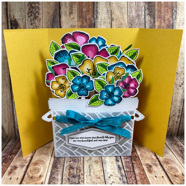 Made To Surprise Die Set 5in x 7in Basket & Mason Jar Set of 2 | Pop-Up Bouquet Collection